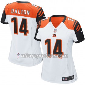 Maillot Femme Cincinnati Bengals Andy Dalton 14 Nike Blanc
